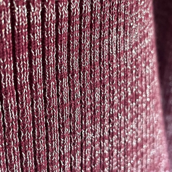 NWT LONDON TIMES Cold Shoulder Ribbed Knit A-line Midi Dress, Large - Picture 7 of 10